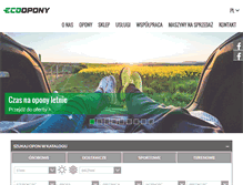 Tablet Screenshot of ecoopony.pl